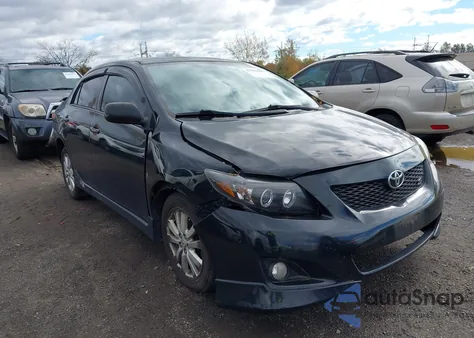 2009 Toyota Corolla S from USA, damaged, VIN 2T1BU40EX9C054649